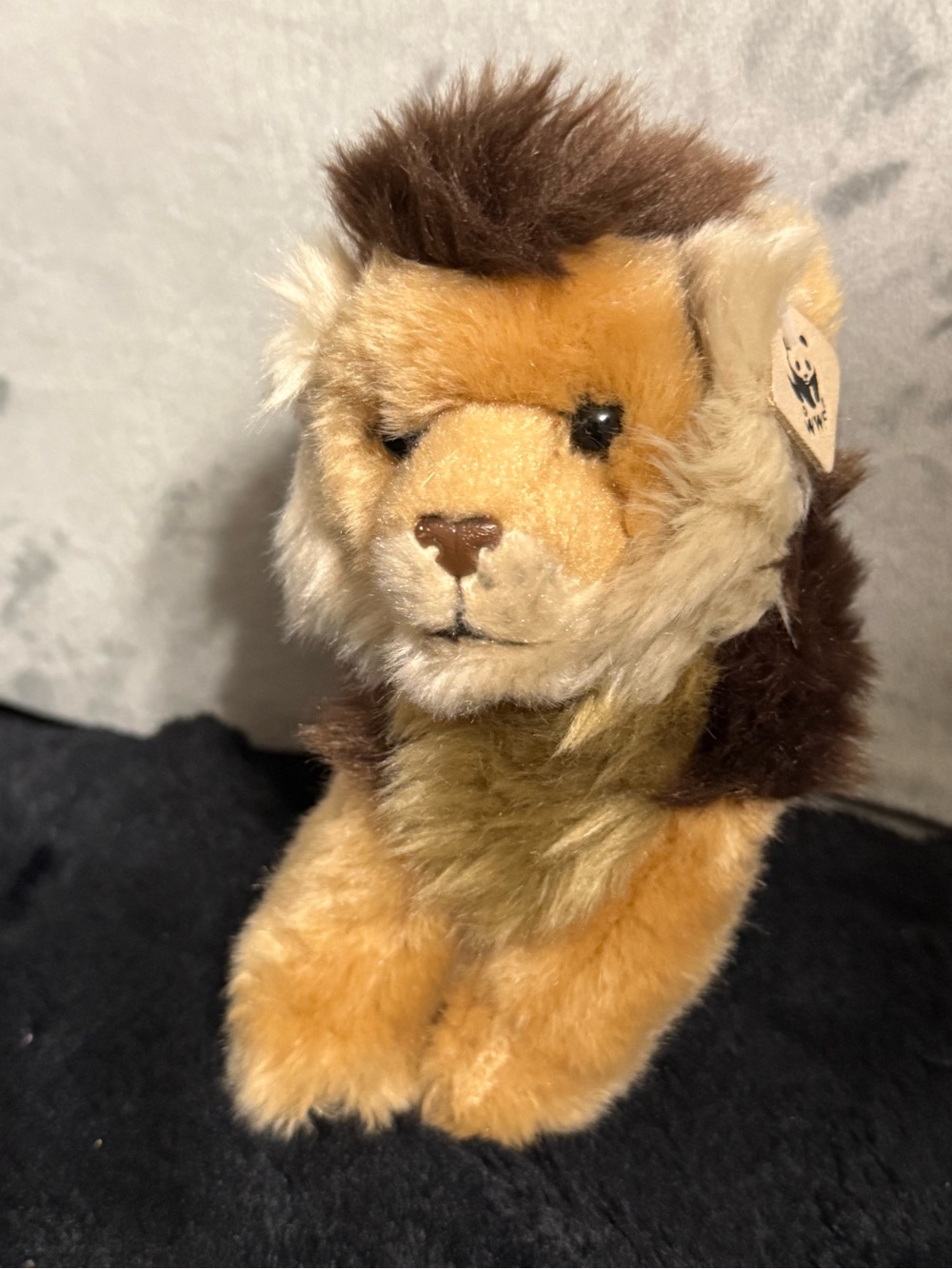Vintage 1996 WWF Lion Plush Stuffed Animal Wildlife